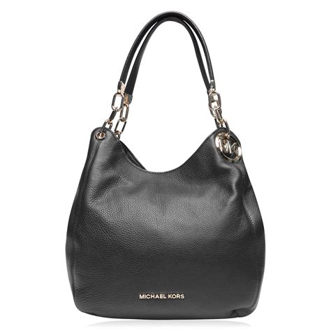 michael kors gold chain black bag|Michael Kors black purses.